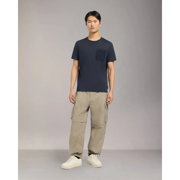 Moose Knuckles Dalon T-Shirt in Navy | T-shirts & vests | Coveti