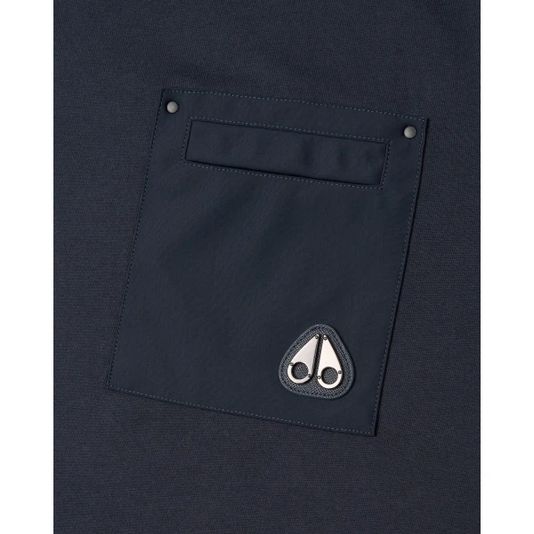 Moose Knuckles Dalon T-Shirt in Navy | T-shirts & vests | Coveti