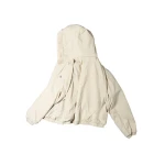 Moose Knuckles Eaton Bunny Reversible Hoodie in Alabaster | Coveti