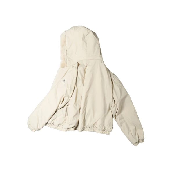 Eaton Bunny Reversible Hoodie in Alabaster