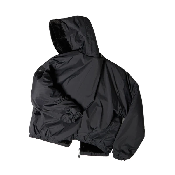 Eaton Bunny Reversible Hoodie in Black