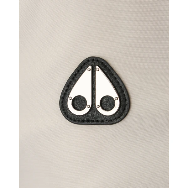 Moose Knuckles Elevate Hooded Jacket in Alabaster | Jackets | Coveti