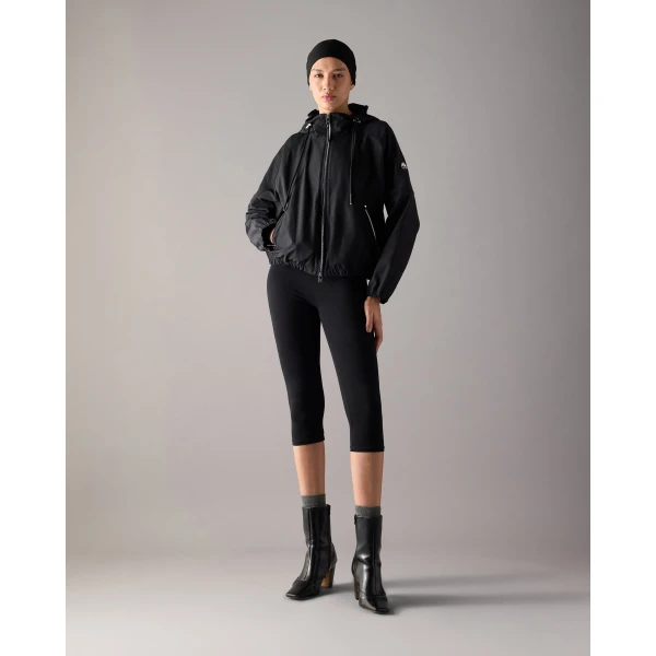 Moose Knuckles Elevate Hooded Jacket in Black | Jackets | Coveti