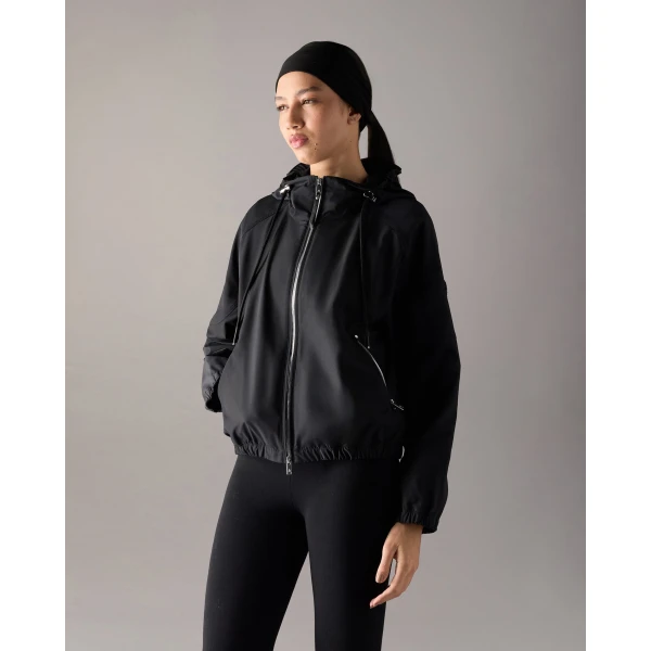 Moose Knuckles Elevate Hooded Jacket in Black | Jackets | Coveti