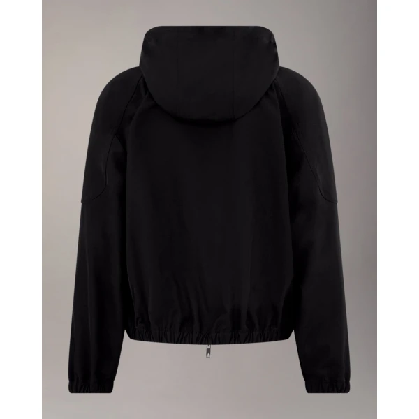 Moose Knuckles Elevate Hooded Jacket in Black | Jackets | Coveti