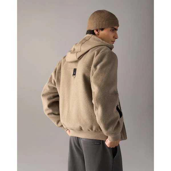 Moose Knuckles Elington Bomber in Ashen | Men Jackets | Coveti