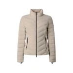 Moose Knuckles Elora Down Jacket in Alabaster | Coveti