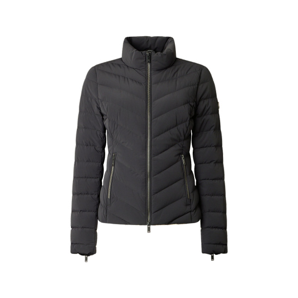 Moose Knuckles Elora Down Jacket in Black | Coveti
