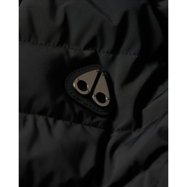 Moose Knuckles Elora Down Vest in Black | Vests | Coveti