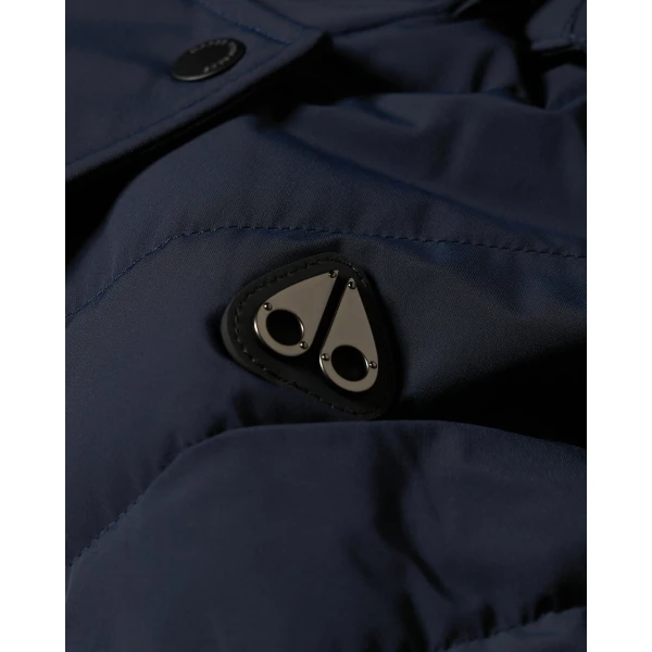 Moose Knuckles Elora Down Vest in Navy | Vests | Coveti