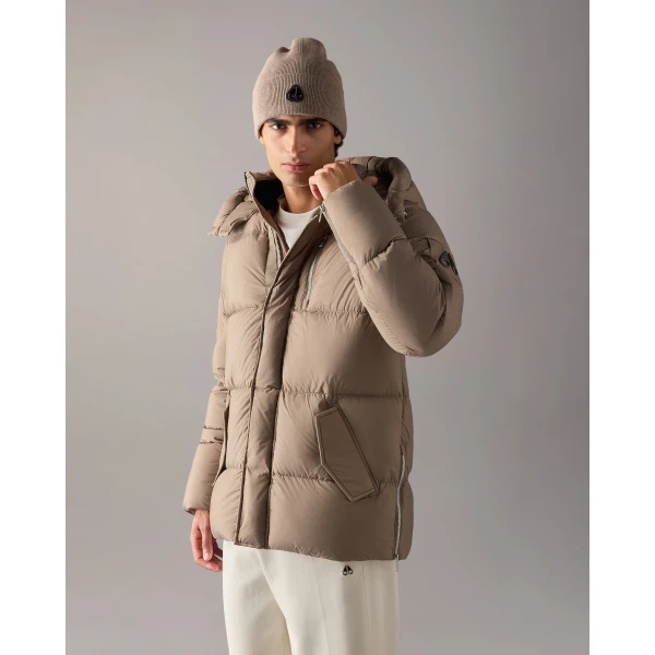 Moose Knuckles Everest 3Q Down Puffer in Ashen | Men Jackets | Coveti