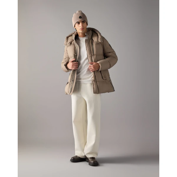Moose Knuckles Everest 3Q Down Puffer in Ashen | Men Jackets | Coveti