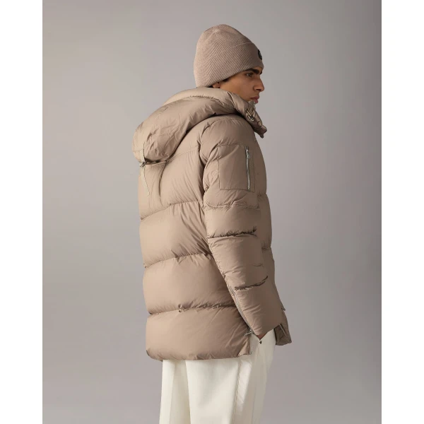 Moose Knuckles Everest 3Q Down Puffer in Ashen | Men Jackets | Coveti