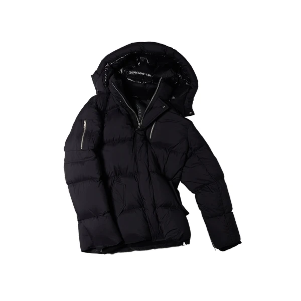 Moose Knuckles Everest 3Q Down Puffer in Black | Coveti