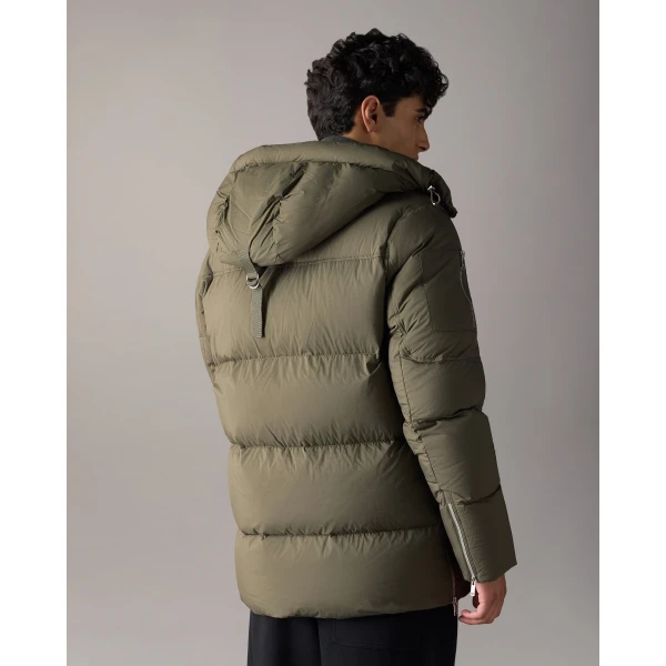 Moose Knuckles Everest 3Q Down Puffer in Combat | Men Jackets | Coveti