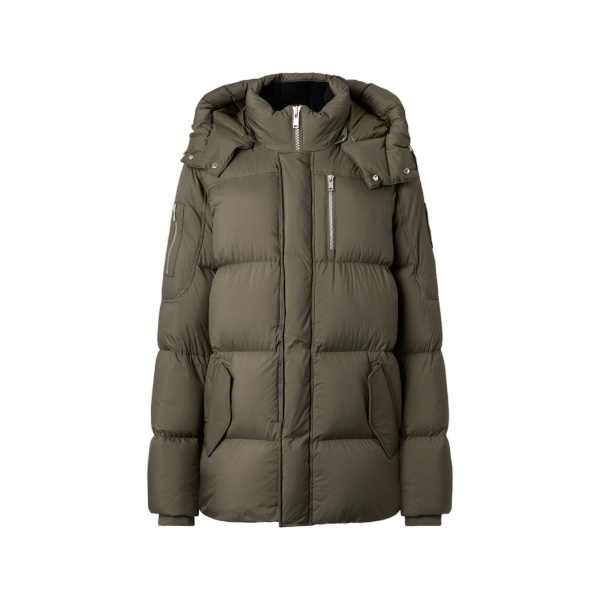 Moose Knuckles Everest 3Q Down Puffer in Combat | Coveti