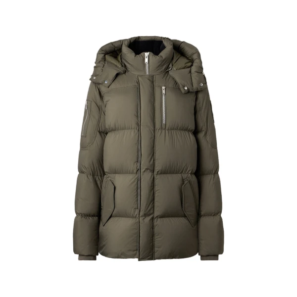 Moose Knuckles Everest 3Q Down Puffer in Combat | Coveti