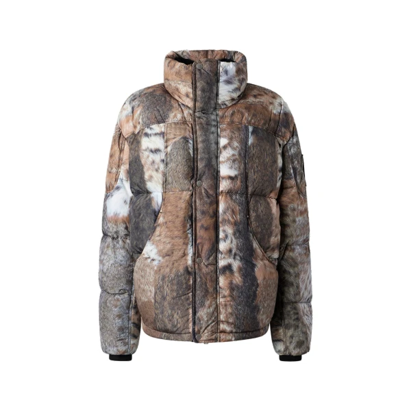 Moose Knuckles Everest Camo Down Jacket in Wild | Coveti