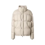 Moose Knuckles Everest Down Jacket in Alabaster | Coveti