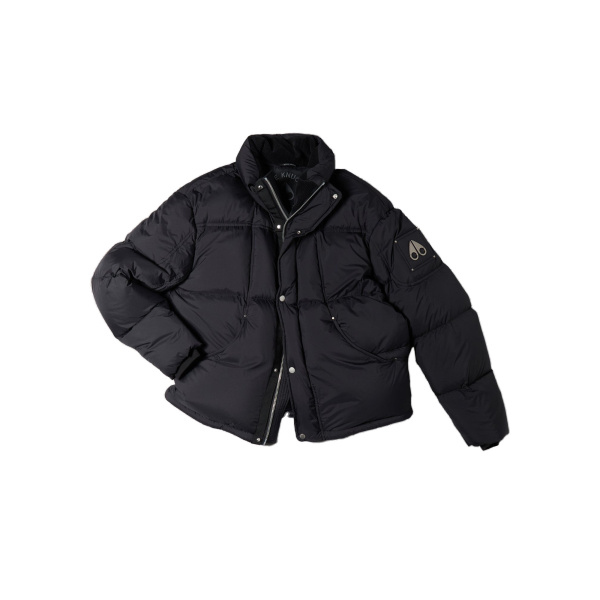 Moose Knuckles Everest Down Jacket in Black | Coveti