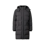 Moose Knuckles Everest Down Parka in Black | Coveti