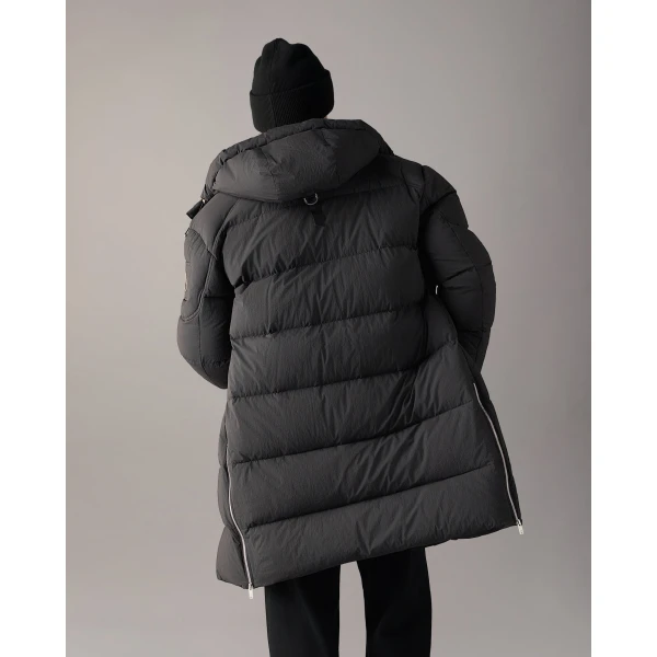 Moose Knuckles Everest Down Parka in Black | Men Coats | Coveti