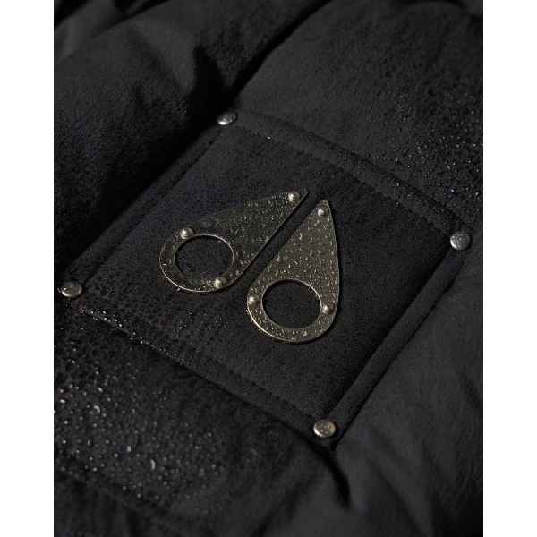 Moose Knuckles Everest Down Parka in Black | Men Coats | Coveti