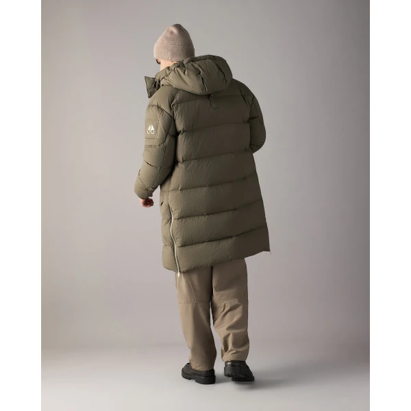 Moose Knuckles Everest Down Parka in Combat | Men Coats | Coveti