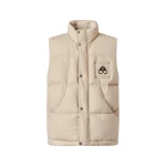 Moose Knuckles Everest Down Puffer Vest in Alabaster | Coveti