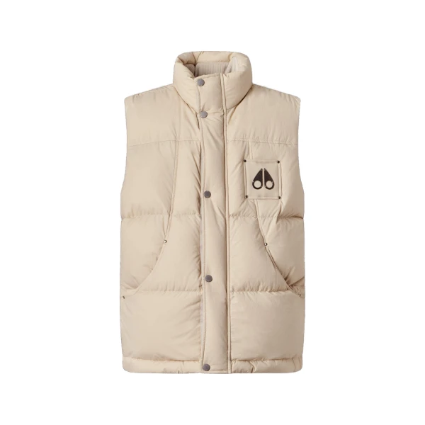 Everest Down Puffer Vest in Alabaster