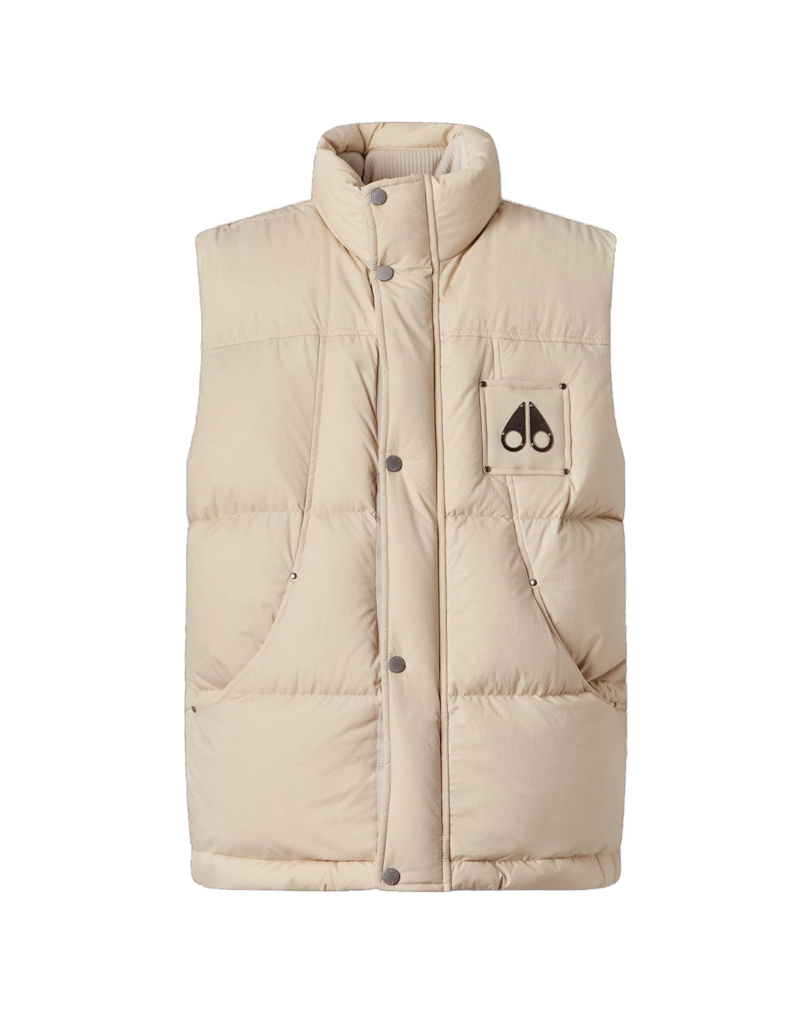 Moose Knuckles Everest Down Puffer Vest in Alabaster Moose Knuckles Everest Down Puffer Vest in Alabaster | Coveti