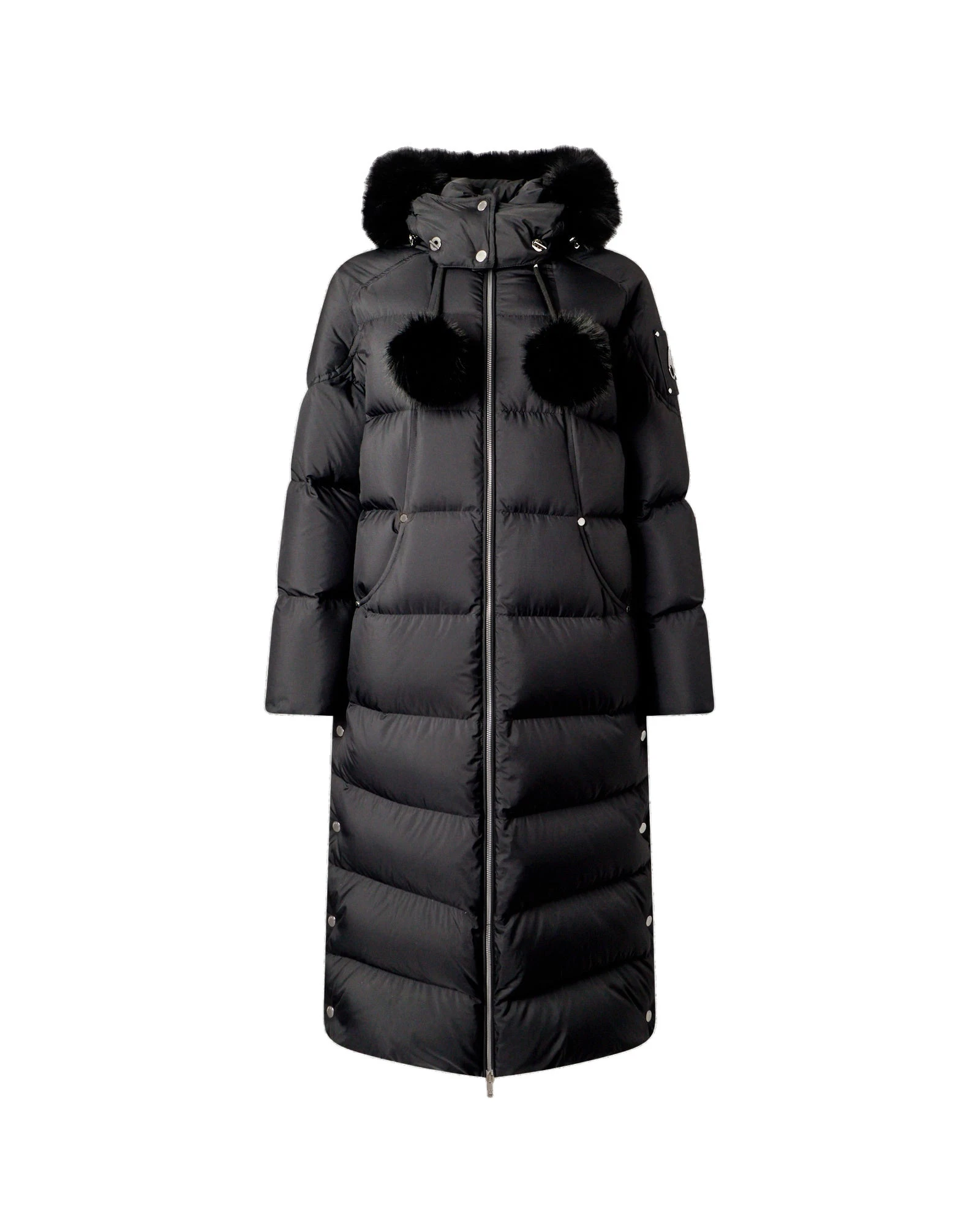 Moose Knuckles Everest Long Down Puffer in Black Moose Knuckles Everest Long Down Puffer in Black | Coveti