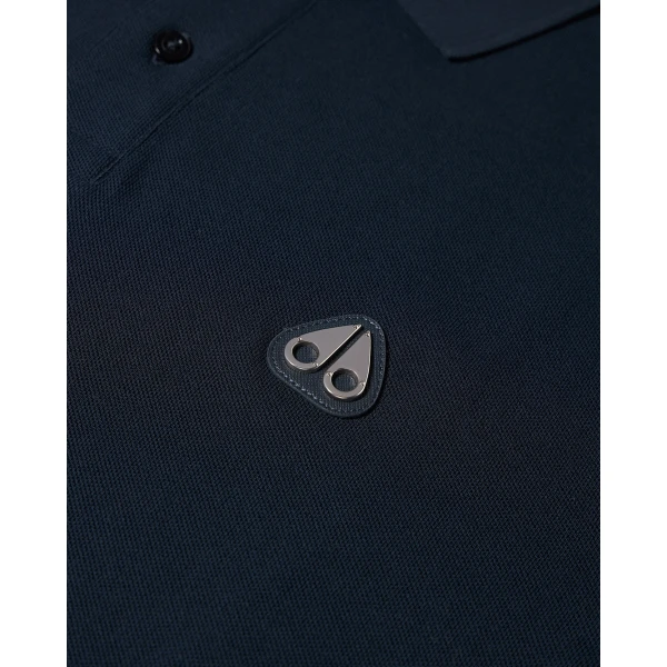 Moose Knuckles Everett Polo in Navy | T-shirts & vests | Coveti
