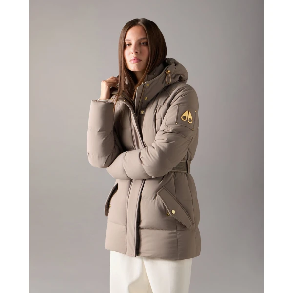 Moose Knuckles Gilded 3Q Down Jacket in Ashen and Bronze | Jackets | Coveti
