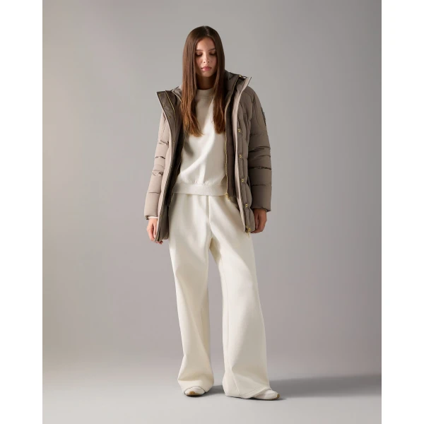 Moose Knuckles Gilded 3Q Down Jacket in Ashen and Bronze | Jackets | Coveti