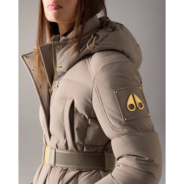 Moose Knuckles Gilded 3Q Down Jacket in Ashen and Bronze | Jackets | Coveti
