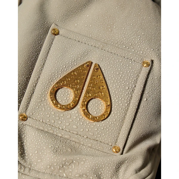 Moose Knuckles Gilded 3Q Down Jacket in Ashen and Bronze | Jackets | Coveti