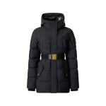 Moose Knuckles Gilded 3Q Down Jacket in Black | Coveti