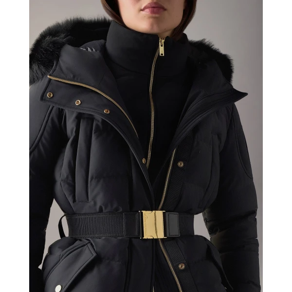 Moose Knuckles Gilded 3Q Down Jacket in Black | Jackets | Coveti