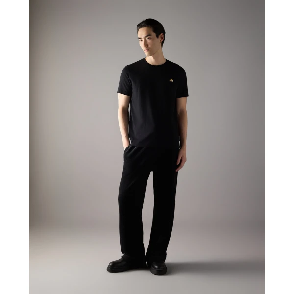 Moose Knuckles Gold Series Crescent T-Shirt in Black | T-shirts & vests | Coveti