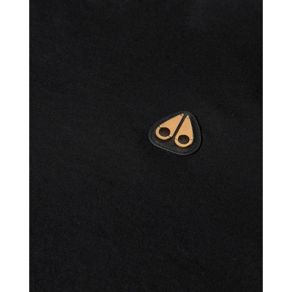 Moose Knuckles Gold Series Crescent T-Shirt in Black | T-shirts & vests | Coveti