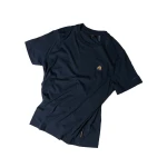 Moose Knuckles Gold Series Crescent T-Shirt in Navy | Coveti
