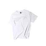 Moose Knuckles Gold Series Crescent T-Shirt in White | Coveti