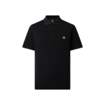 Moose Knuckles Gold Series Everett Polo in Black | Coveti