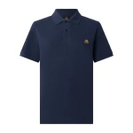 Moose Knuckles Gold Series Everett Polo in Navy | Coveti