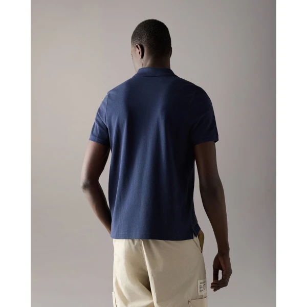 Moose Knuckles Gold Series Everett Polo in Navy | T-shirts & vests | Coveti