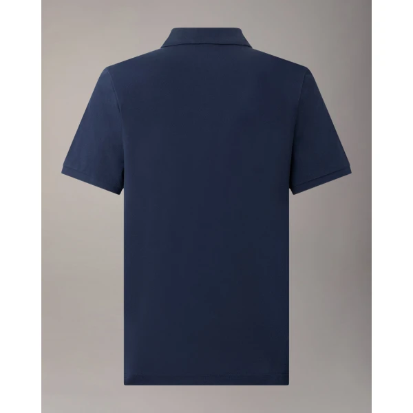 Moose Knuckles Gold Series Everett Polo in Navy | T-shirts & vests | Coveti
