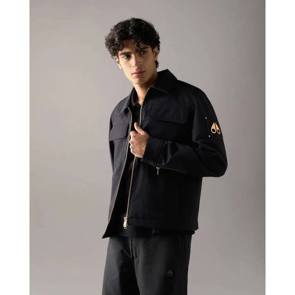 Moose Knuckles Gold Series Jacques Jacket in Black | Men Jackets | Coveti