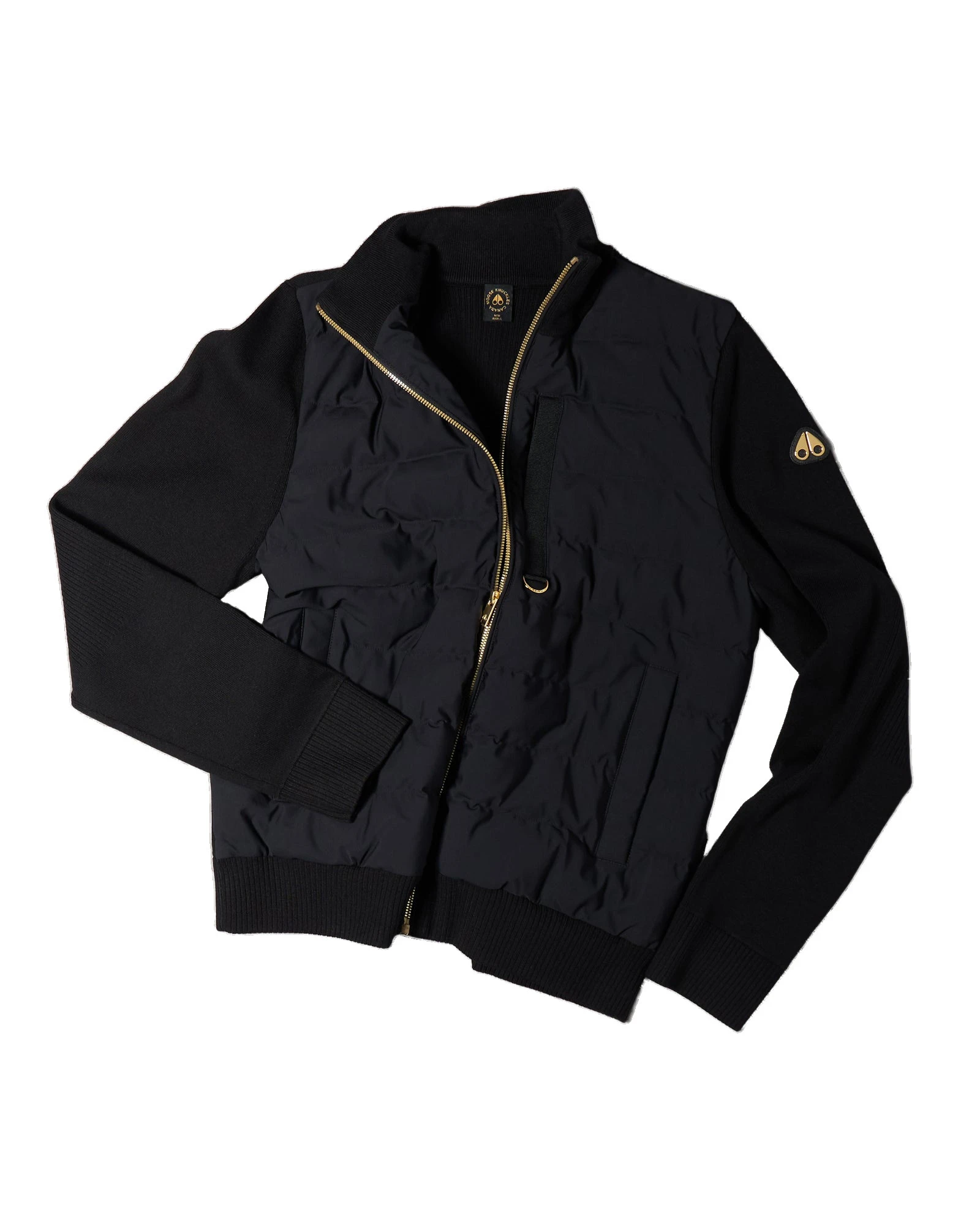 Moose Knuckles Gold Series Kamet Hybrid Down Jacket in Black Moose Knuckles Gold Series Kamet Hybrid Down Jacket in Black | Coveti
