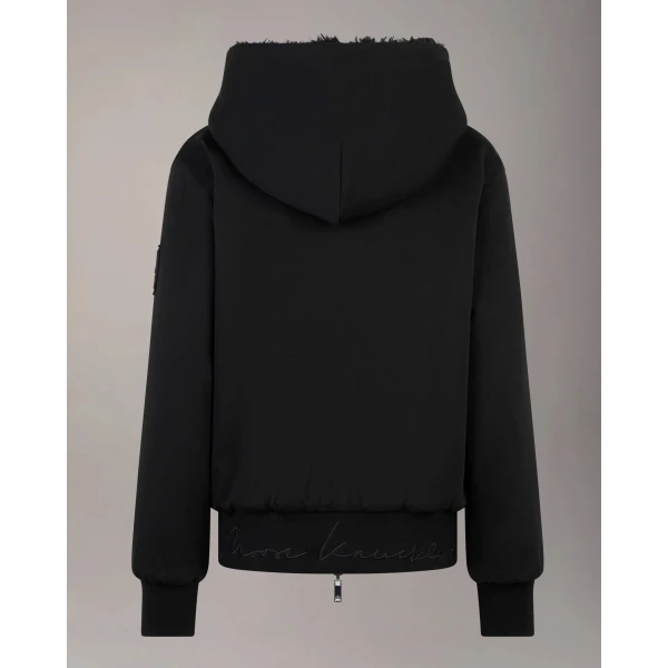 Moose Knuckles Gold Series Mealy Reversible Bunny in Black | Long Sleeve | Coveti